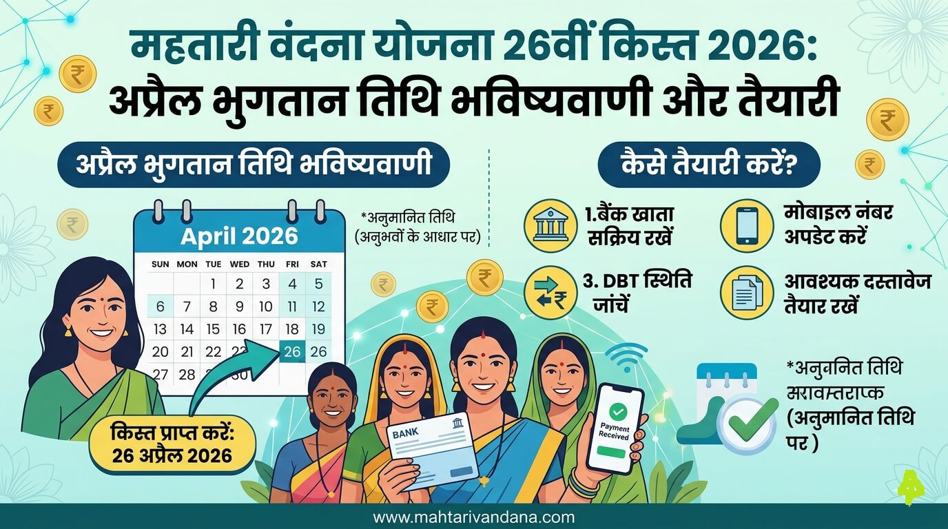 /mahtari-vandana-yojana-26th-installment-2026-april-payment-date-prediction-preparation/