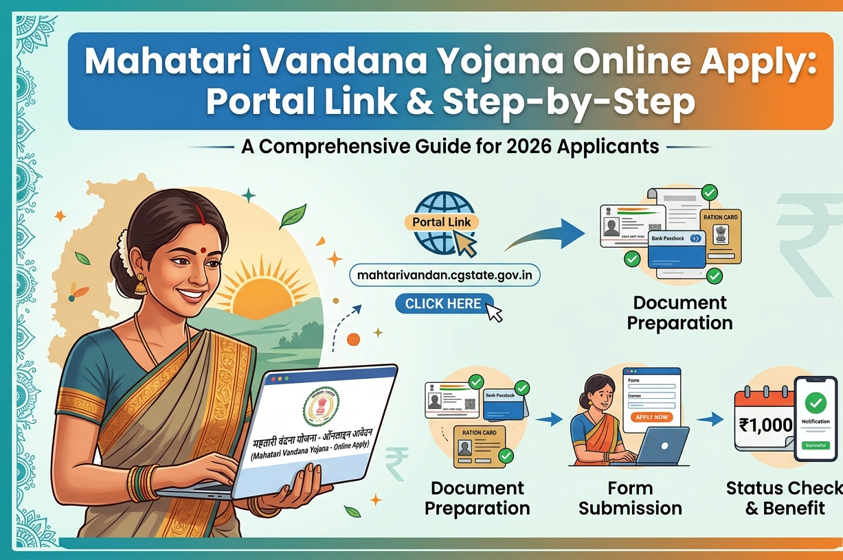 Mahatari Vandana Yojana Online Apply: Portal Link & Step-by-Step