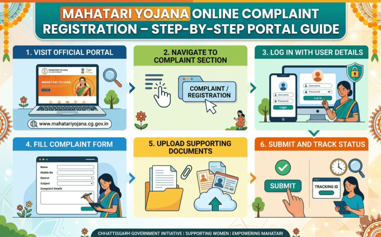 Mahatari Yojana Online Complaint Registration – Step-by-Step Portal Guide