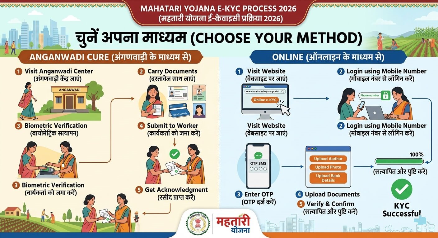 mahtari-vandan-yojana-ekyc-process-online-anganwadi