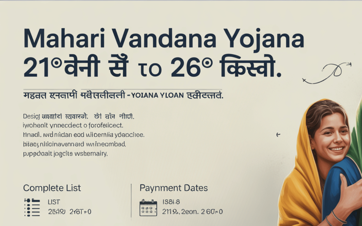 mahtari-vandana-yojana-21st-to-26th-installment-list-and-dates