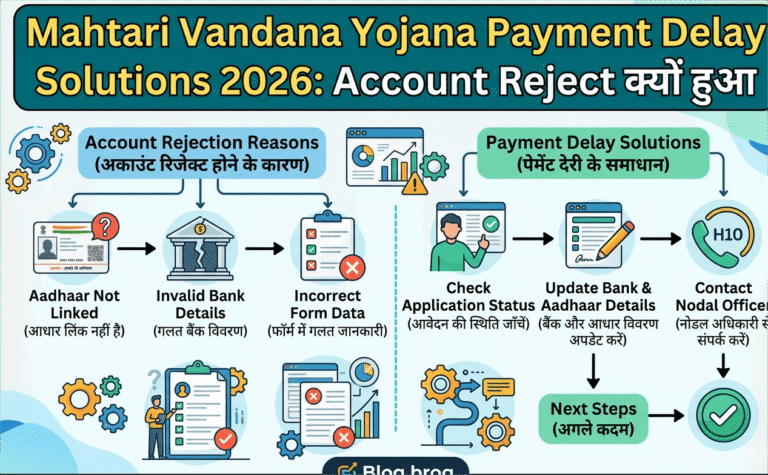 Mahtari Vandana Yojana Payment Delay Solutions 2026 Account Reject क्यों हुआ