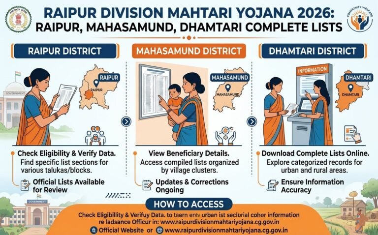 raipur-division-mahtari-yojana-2026-complete-list