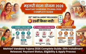 Mahtari Vandana Yojana 2026 Complete Guide: 25th Installment Released, Payment Status, Eligibility & Apply Process
