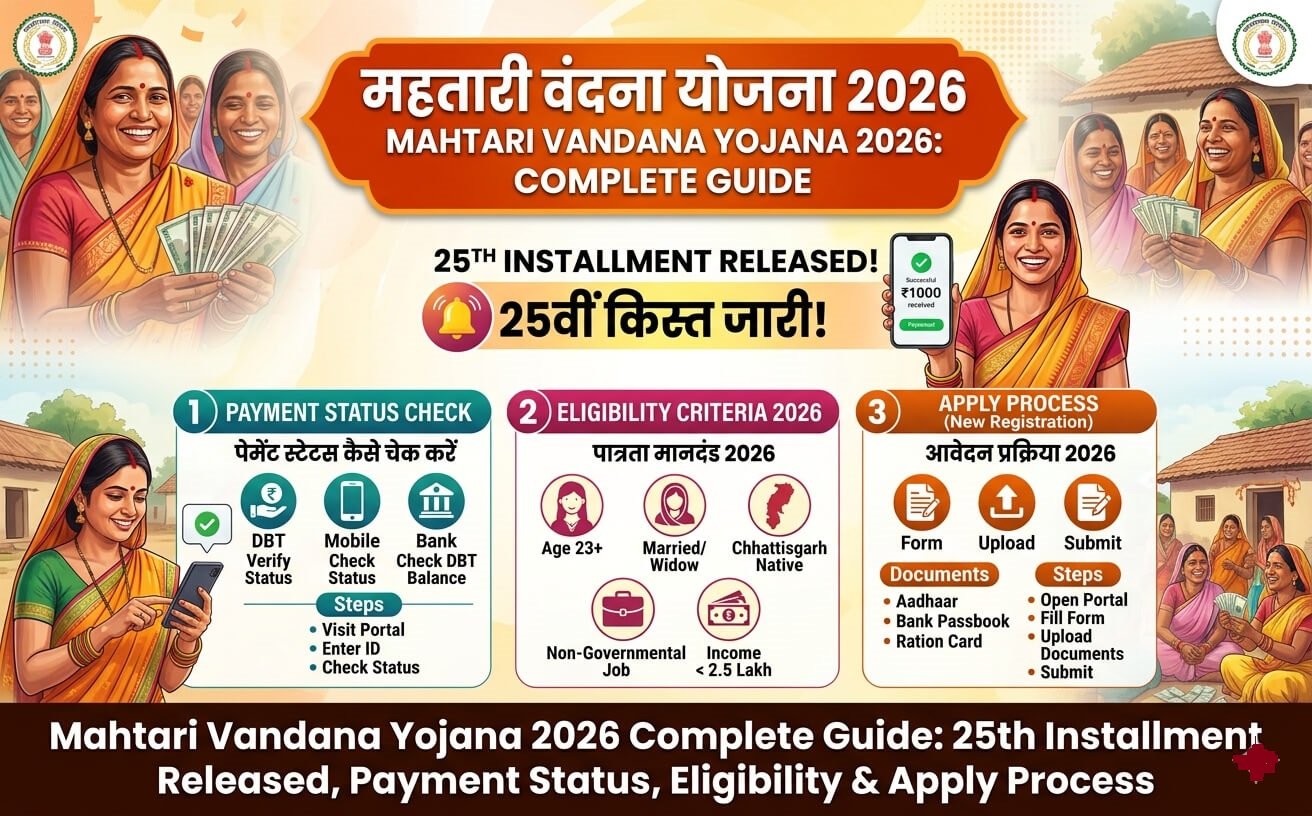 mahtari-vandana-yojana-2026-25th-installment-status