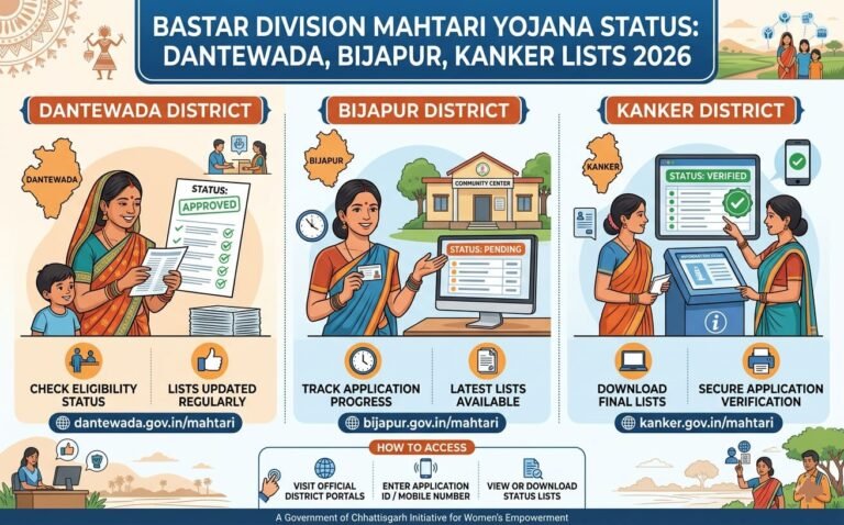 bastar-division-mahtari-yojana-status-2026
