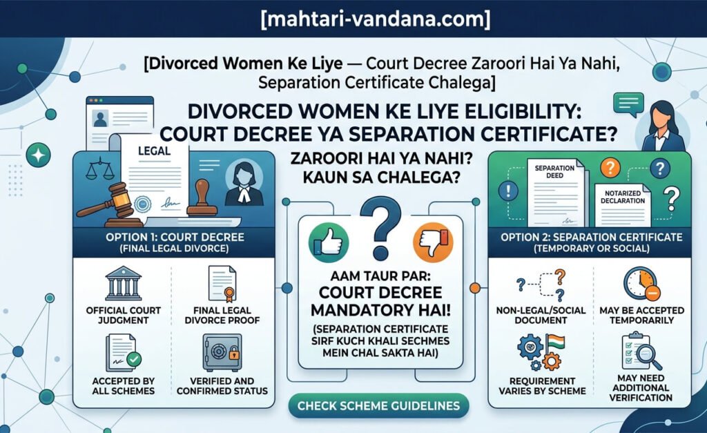 divorced-women-court-decree-vs-separation-certificate-rules