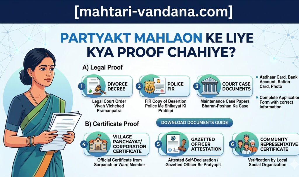 abandoned-parityakt-women-required-documents-proof