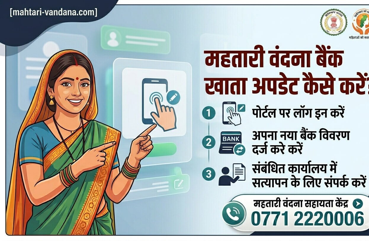 mahtari-vandana-bank-account-update-kaise-karein