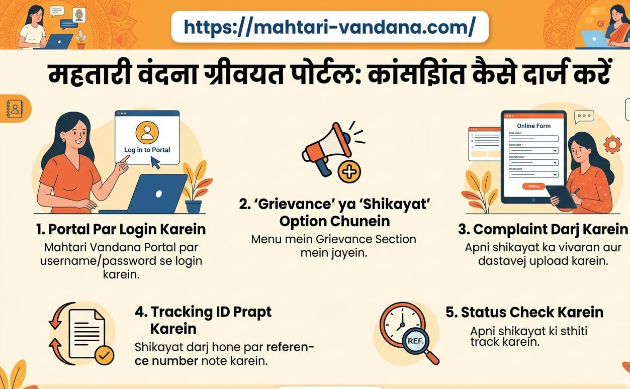 mahtari-vandana-grievance-portal-complaint-darj-kaise-karein