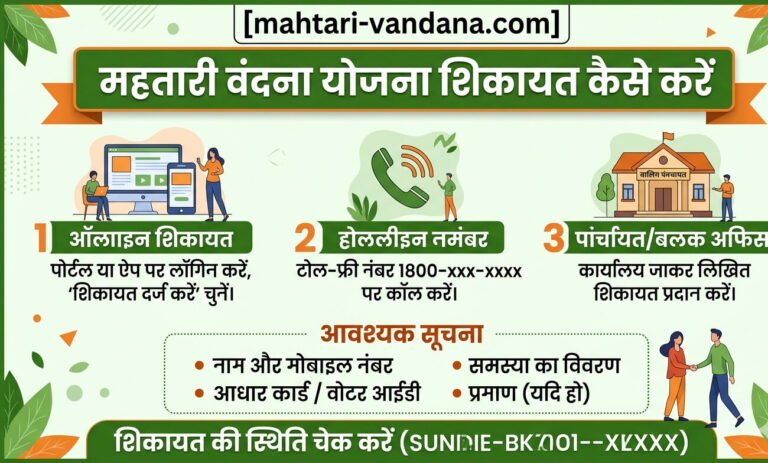 mahtari-vandana-yojana-complaint-kaise-karein