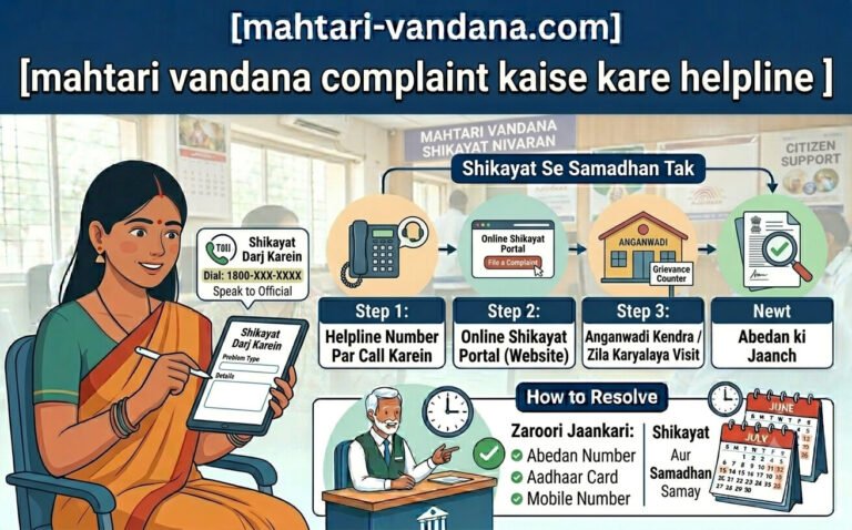 mahtari-vandana-complaint-kaise-kare-helpline