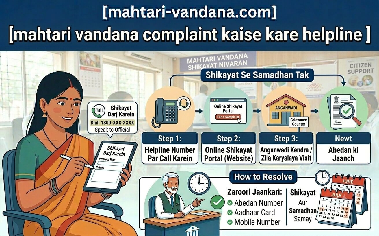 mahtari-vandana-complaint-kaise-kare-helpline