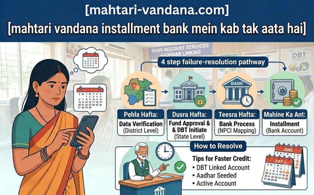 mahtari-vandana-installment-bank-mein-kab-tak-aata-hai