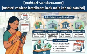 Mahtari Vandana Installment Bank Mein Kab Tak Aata Hai